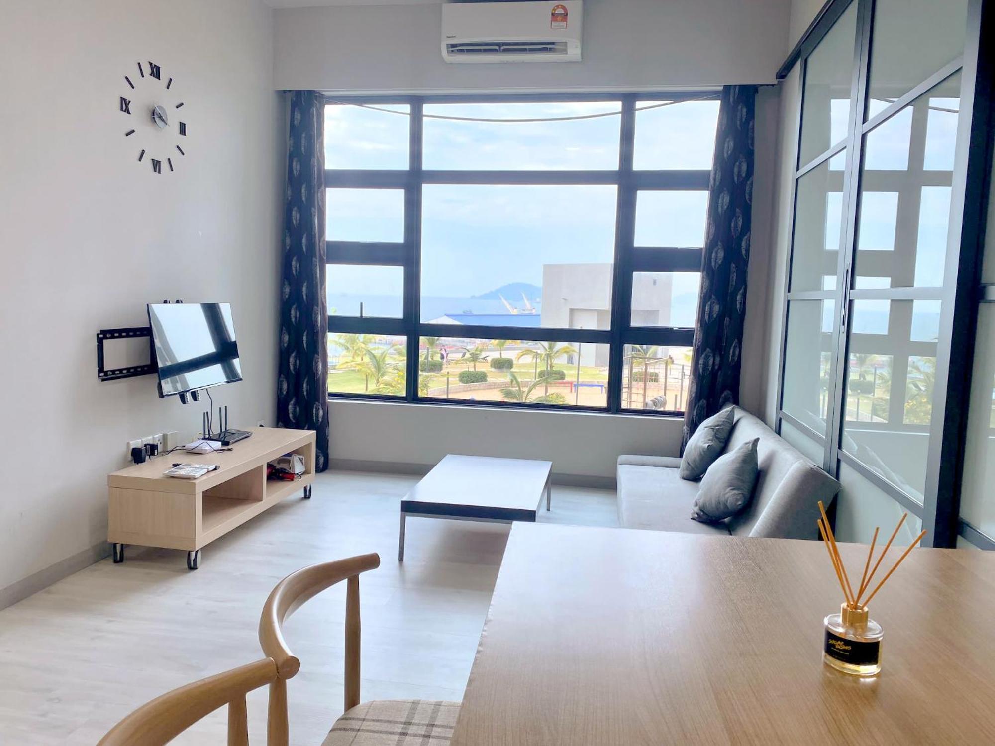 Apartamento Sunset View Jesselton Quay Near Jesselton Point Near Suria Sabah Near Gaya Street Kota Kinabalu Exterior foto