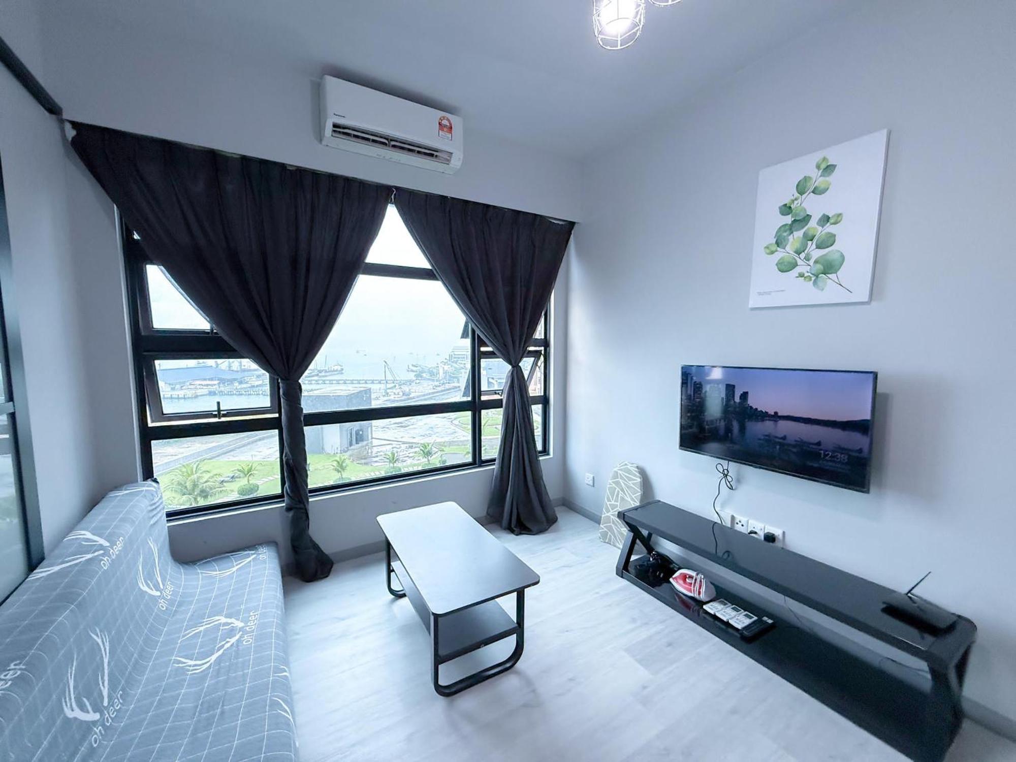 Apartamento Sunset View Jesselton Quay Near Jesselton Point Near Suria Sabah Near Gaya Street Kota Kinabalu Exterior foto