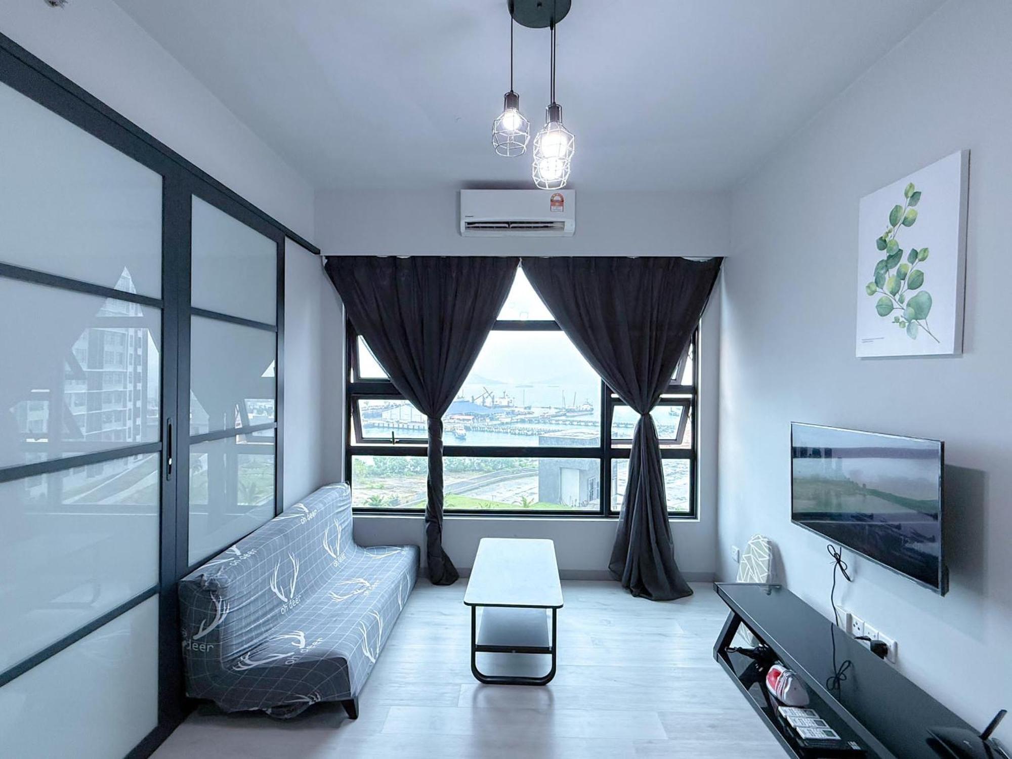 Apartamento Sunset View Jesselton Quay Near Jesselton Point Near Suria Sabah Near Gaya Street Kota Kinabalu Exterior foto